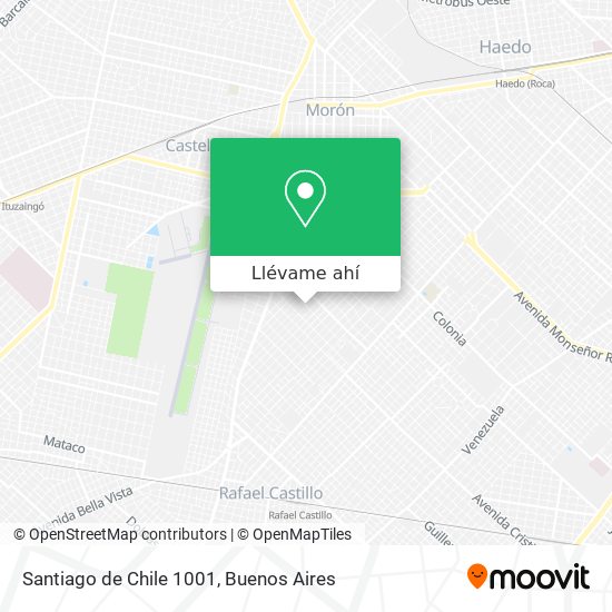 Mapa de Santiago de Chile 1001