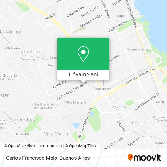Mapa de Carlos Francisco Melo