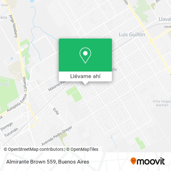 Mapa de Almirante Brown 559