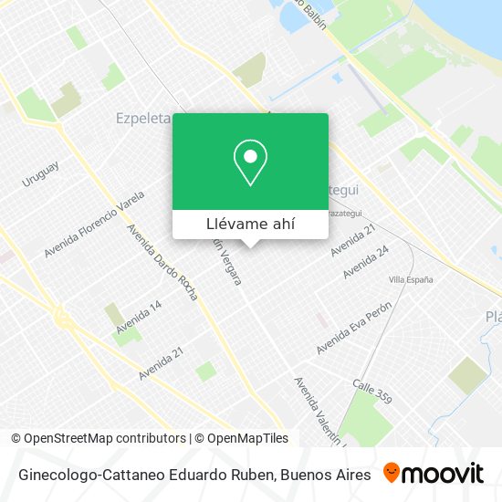 Mapa de Ginecologo-Cattaneo Eduardo Ruben