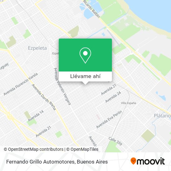Mapa de Fernando Grillo Automotores