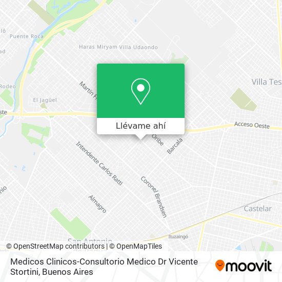 Mapa de Medicos Clinicos-Consultorio Medico Dr Vicente Stortini