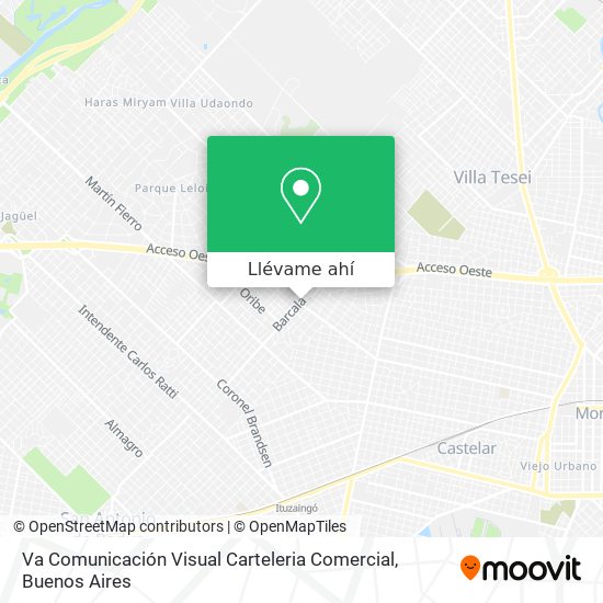 Mapa de Va Comunicación Visual Carteleria Comercial