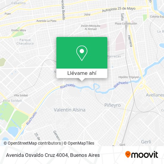 Mapa de Avenida Osvaldo Cruz 4004