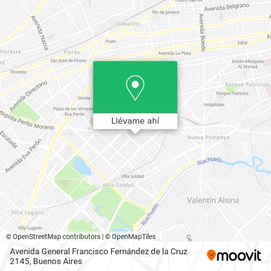 Mapa de Avenida General Francisco Fernández de la Cruz 2145
