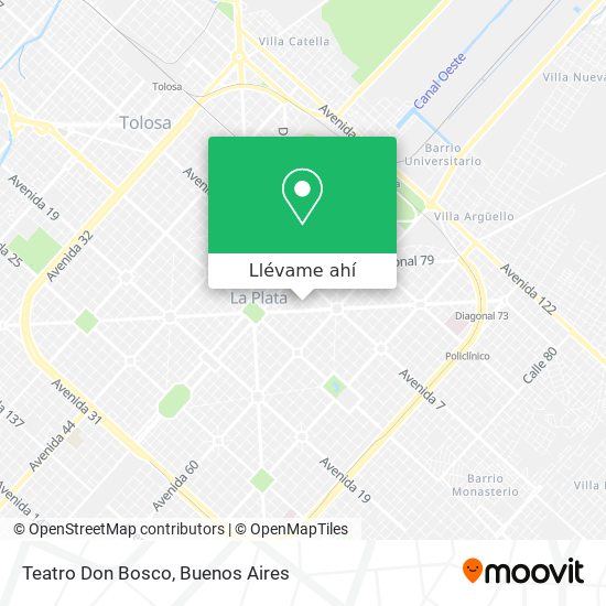 Mapa de Teatro Don Bosco