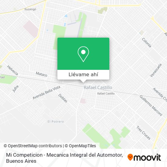 Mapa de Mi Competicion - Mecanica Integral del Automotor