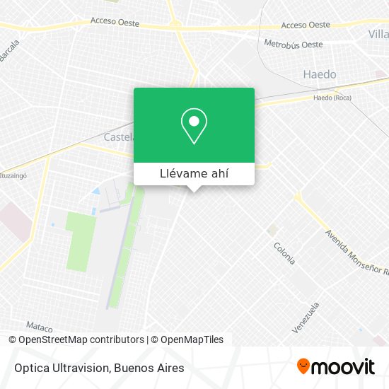 Mapa de Optica Ultravision