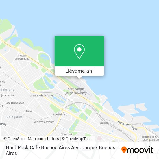 Mapa de Hard Rock Café Buenos Aires Aeroparque