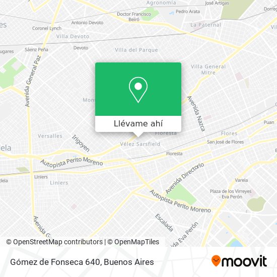 Mapa de Gómez de Fonseca 640