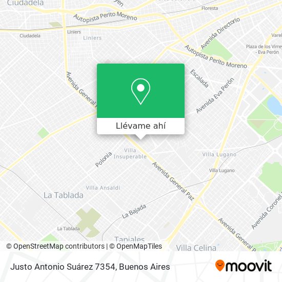 Mapa de Justo Antonio Suárez 7354