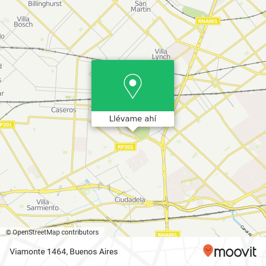 Mapa de Viamonte 1464