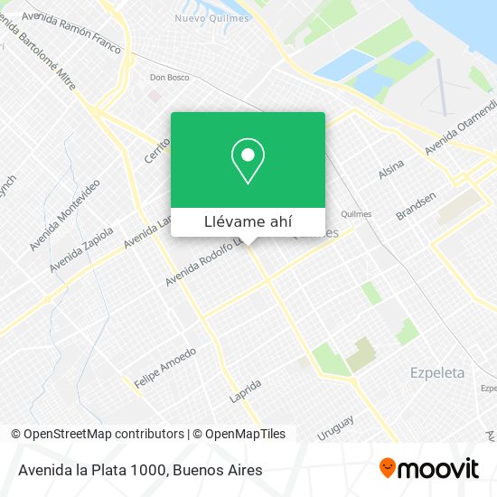 Mapa de Avenida la Plata 1000
