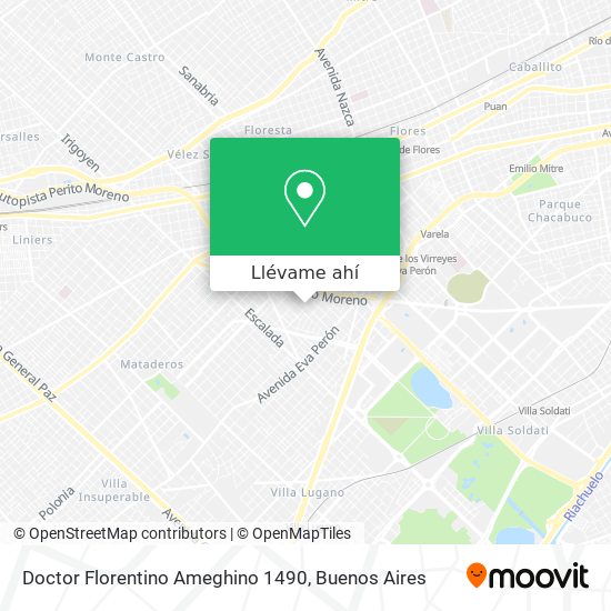 Mapa de Doctor Florentino Ameghino 1490