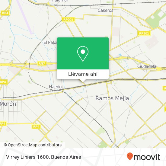 Mapa de Virrey Liniers 1600