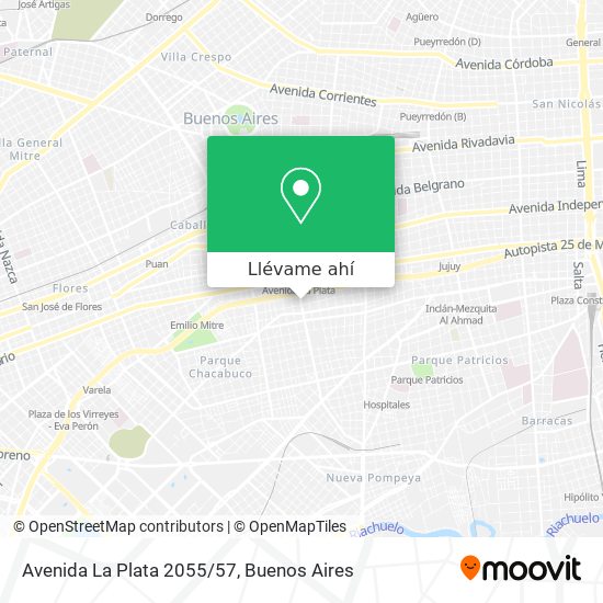 Mapa de Avenida La Plata 2055/57