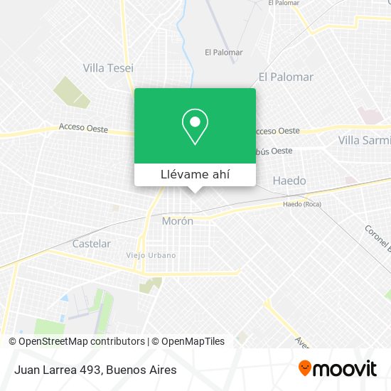 Mapa de Juan Larrea 493