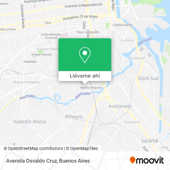 Mapa de Avenida Osvaldo Cruz