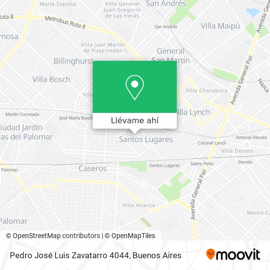 Mapa de Pedro José Luis Zavatarro 4044