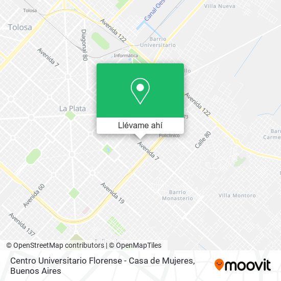 Mapa de Centro Universitario Florense - Casa de Mujeres