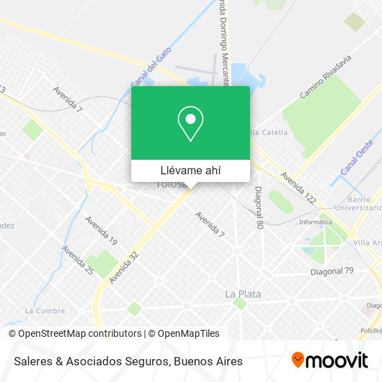 Mapa de Saleres & Asociados Seguros