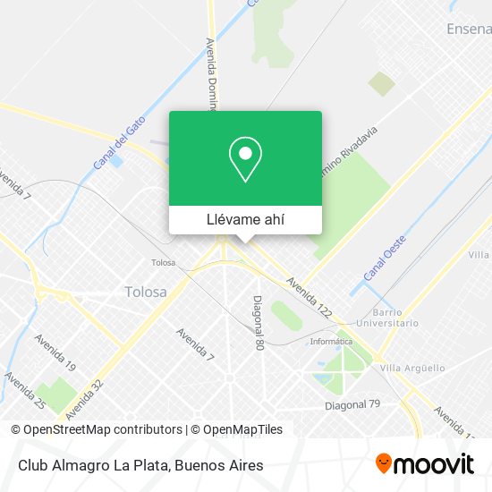 Mapa de Club Almagro La Plata
