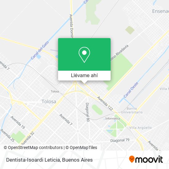Mapa de Dentista-Isoardi Leticia