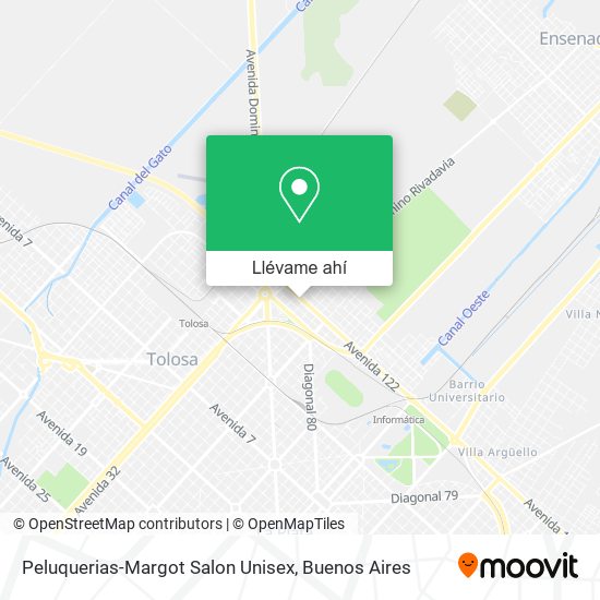 Mapa de Peluquerias-Margot Salon Unisex