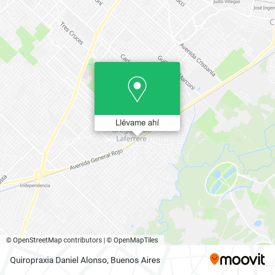 Mapa de Quiropraxia Daniel Alonso