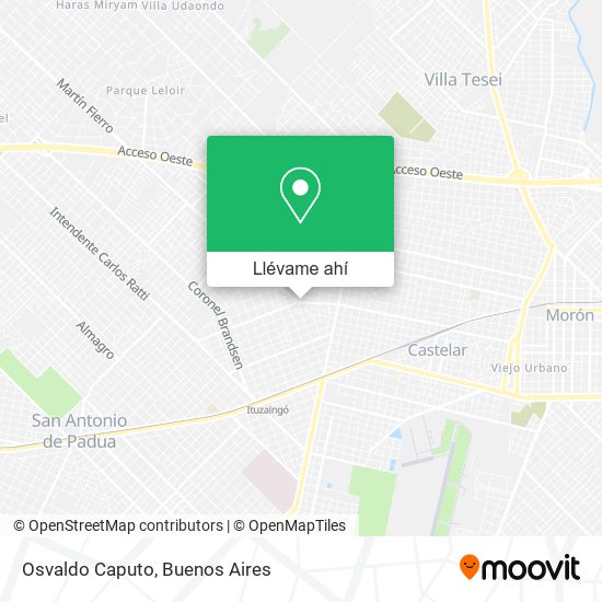 Mapa de Osvaldo Caputo