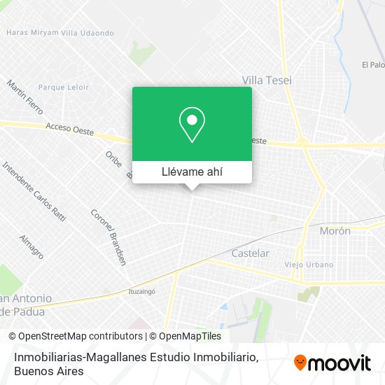 Mapa de Inmobiliarias-Magallanes Estudio Inmobiliario