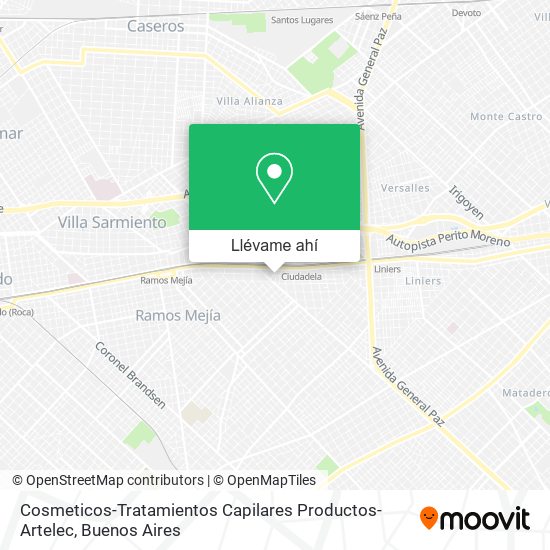 Mapa de Cosmeticos-Tratamientos Capilares Productos-Artelec