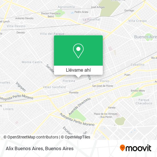 Mapa de Alix Buenos Aires