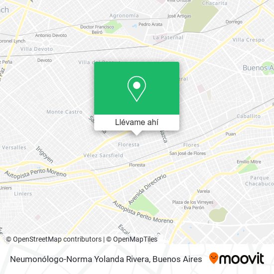 Mapa de Neumonólogo-Norma Yolanda Rivera