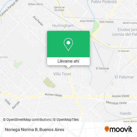 Mapa de Noriega Norma B