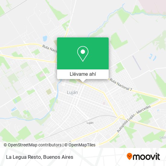 Mapa de La Legua Resto