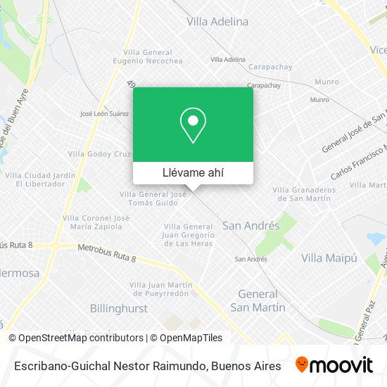 Mapa de Escribano-Guichal Nestor Raimundo
