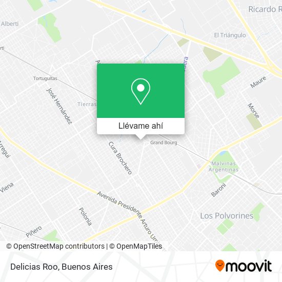 Mapa de Delicias Roo