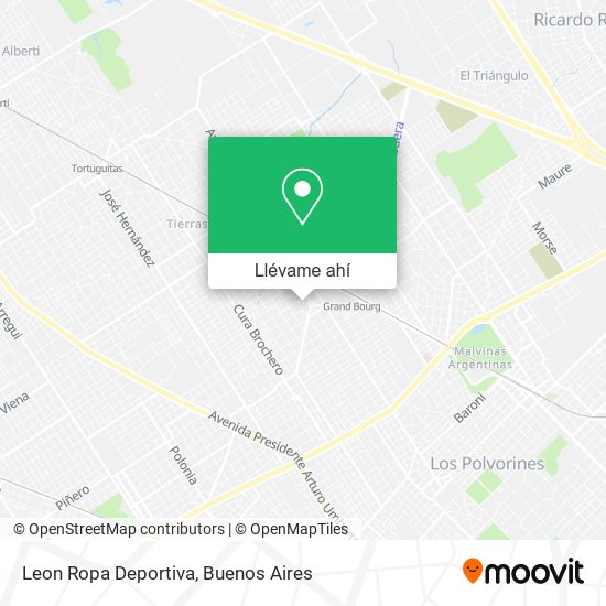 Mapa de Leon Ropa Deportiva