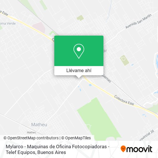 Mapa de Mylarco - Maquinas de Oficina Fotocopiadoras - Telef Equipos