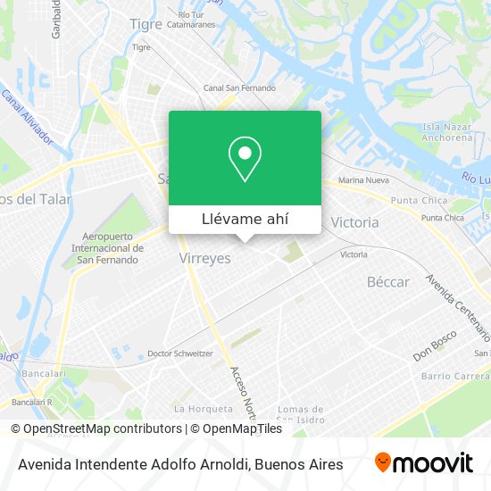 Mapa de Avenida Intendente Adolfo Arnoldi