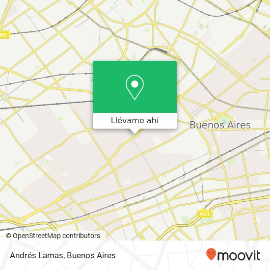 Mapa de Andrés Lamas