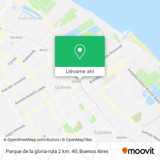 Mapa de Parque de la gloria-ruta 2 km. 40