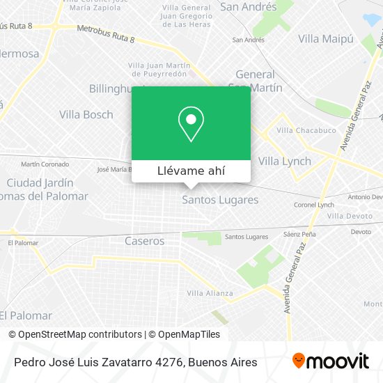 Mapa de Pedro José Luis Zavatarro 4276