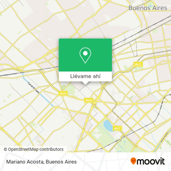 Mapa de Mariano Acosta