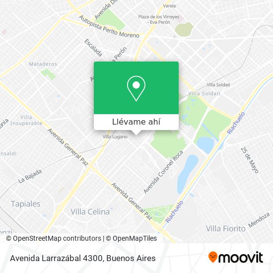 Mapa de Avenida Larrazábal 4300