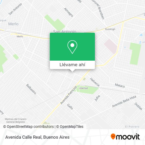 Mapa de Avenida Calle Real