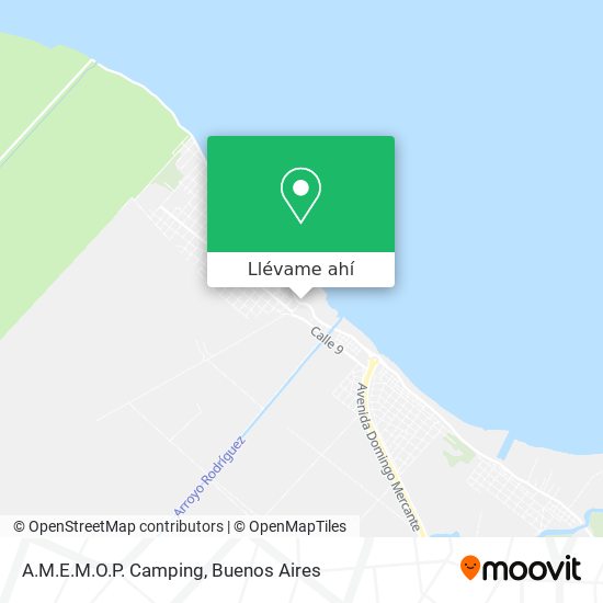 Mapa de A.M.E.M.O.P. Camping