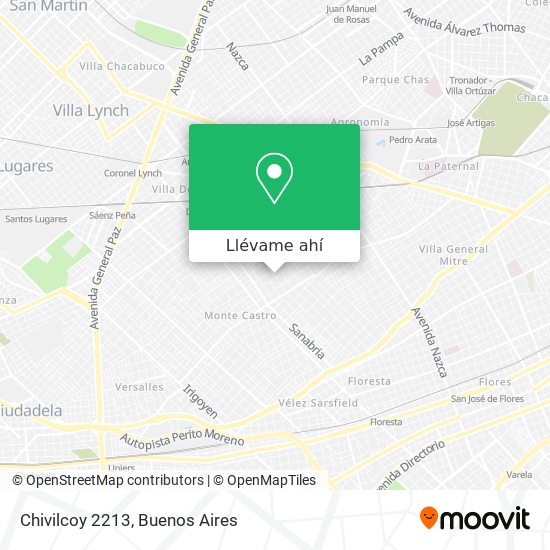 Mapa de Chivilcoy 2213