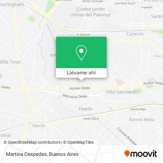 Mapa de Martina Cespedes